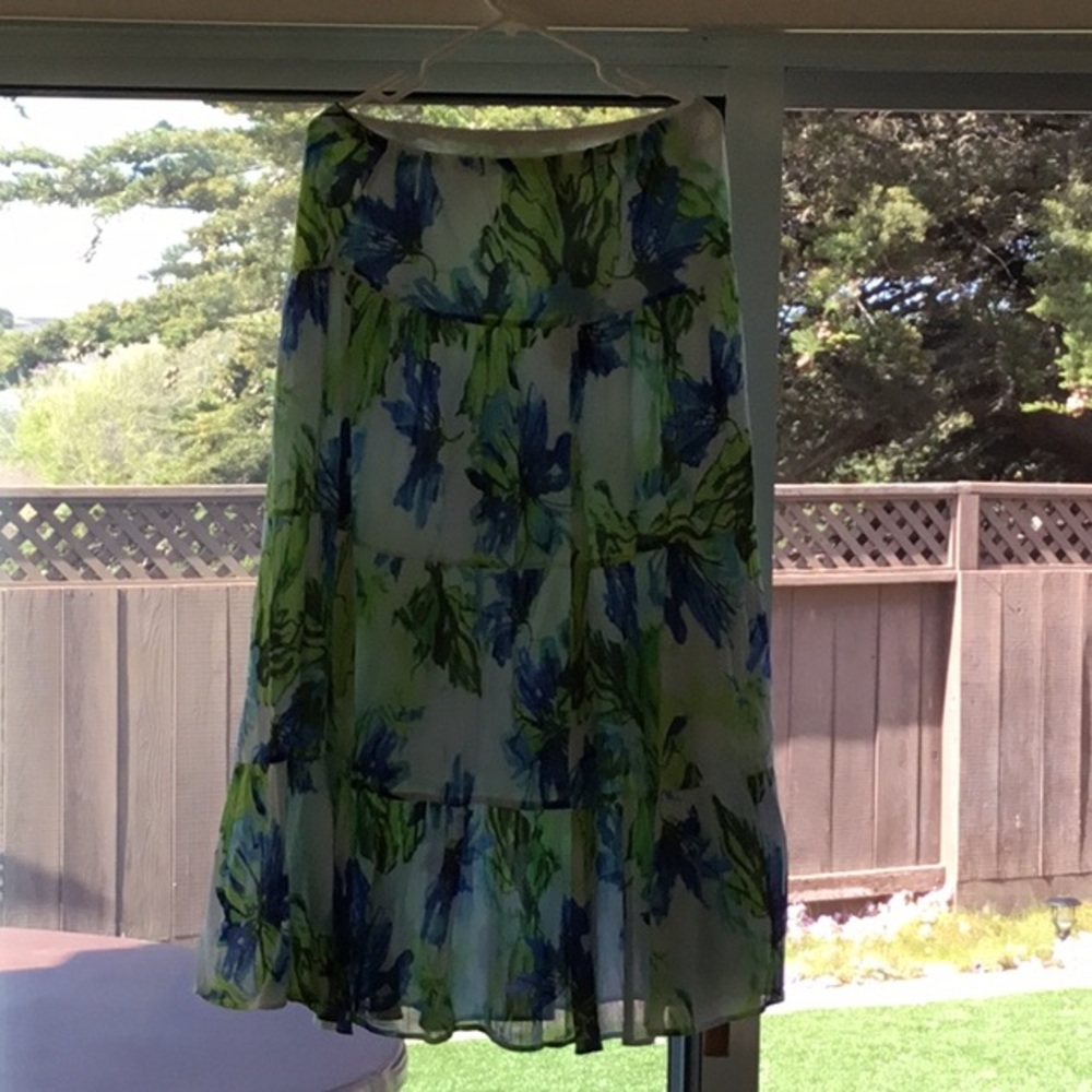 CHAPS Tropic Printed Skirt